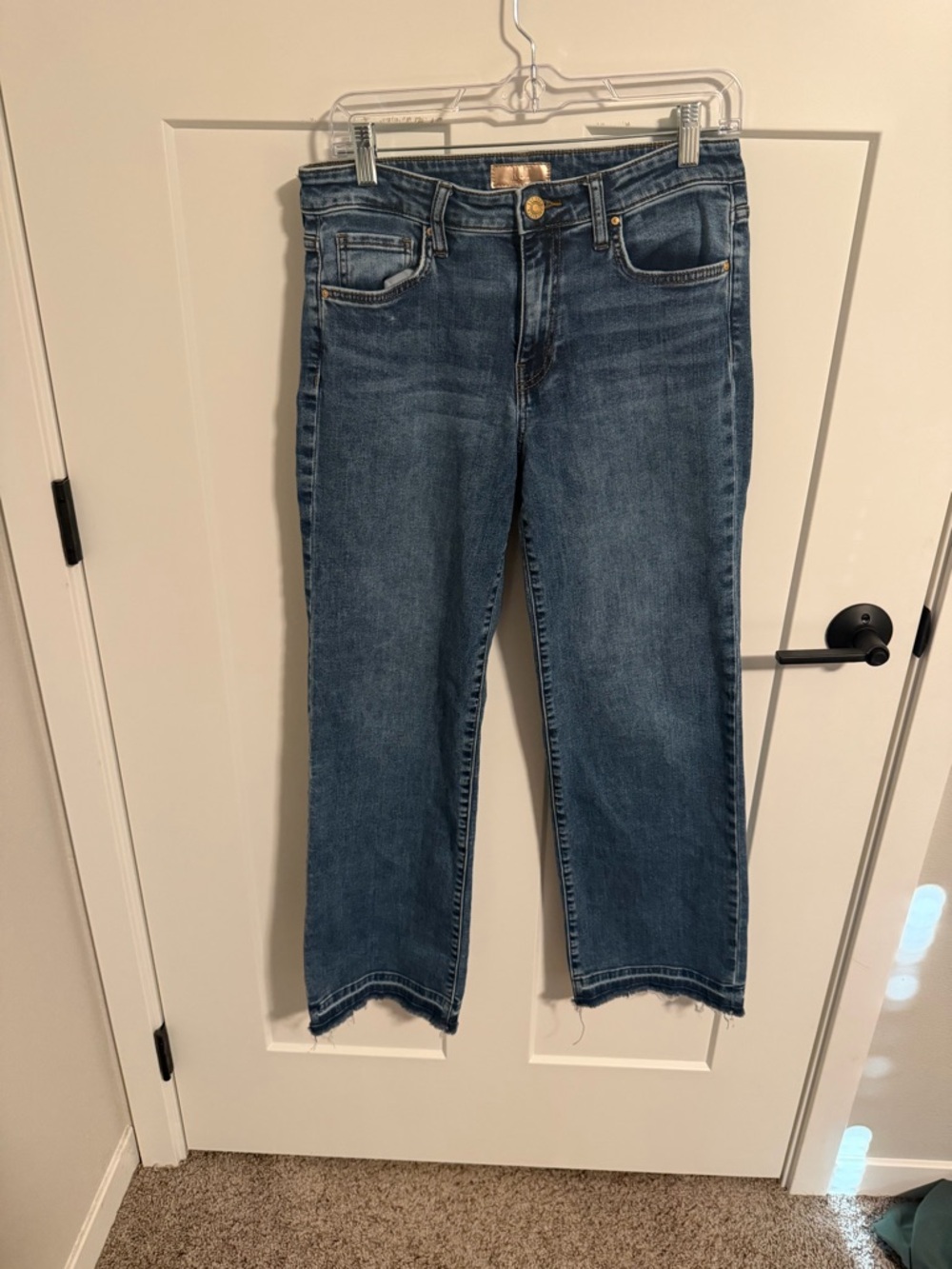 Kut from the Kloth Straight Leg Jeans - Medium Blue Wash